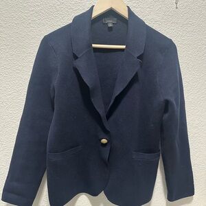 J crew navy blazer, small